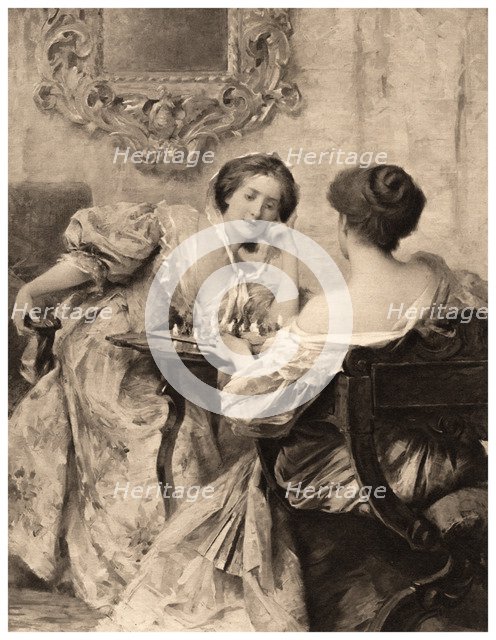 'The Chess Players', 1903. Artist: Samuel Melton Fisher