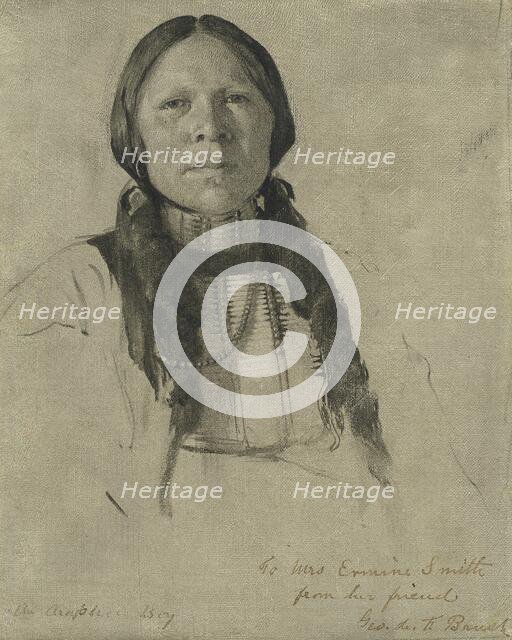 An Arapahoe Boy, c. 1882. Creator: George de Forest Brush.