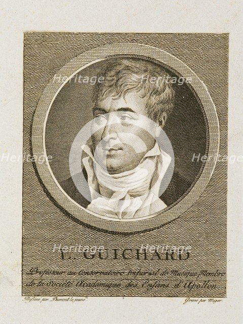 Portrait of the composer Louis-Joseph Guichard (1752-1829).