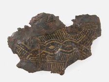 Belt Plate Fragment, Frankish, 4th-7th century. Creator: Unknown.