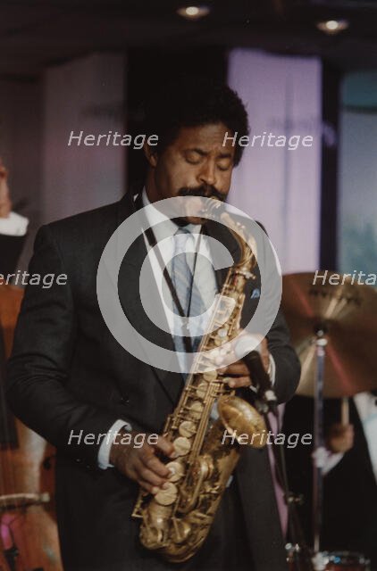 Charles McPherson, Jazz Inn Party, Nordwijk, Netherlands, 1989. Creator: Brian Foskett.