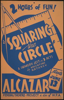 Squaring the Circle, San Francisco, 1937. Creator: Unknown.