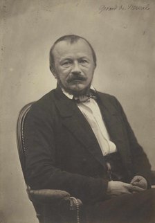 Portrait of Gérard de Nerval (1808-1855), 1854. Creator: Tournachon, Adrien (1825-1903).