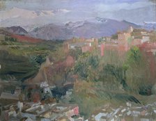  'Granada' Oil, 1920 by Joaquin Sorolla.