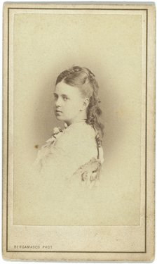 Portrait of Grand Duchess Maria Alexandrovna of Russia (1853-1920), Duchess of Saxe-Coburg and Gotha.