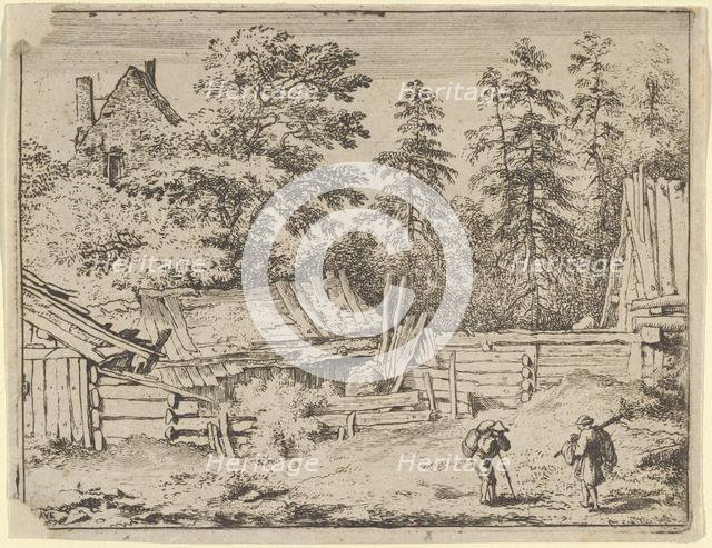 The Three Cottages, 17th century. Creator: Allart van Everdingen.