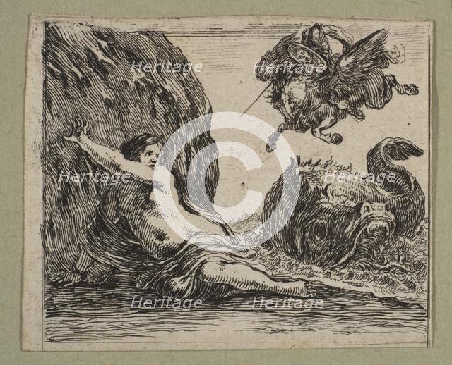 Persée et Andromede, 1644. Creator: Stefano della Bella.