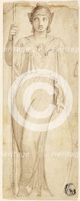 Athena, or Britannia identified as Athena, n.d. Creator: Thomas Stothard.