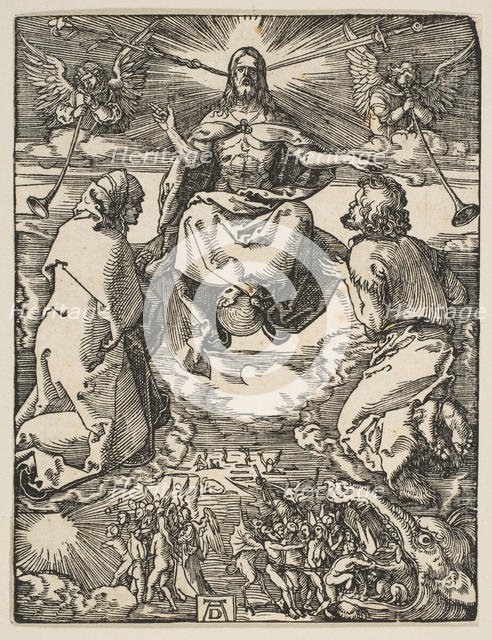 The Last Judgment, from The Small Passion, ca. 1510. Creator: Albrecht Durer.