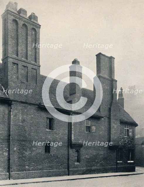 'Charterhouse. Wash-House Court, Exterior, West Front', 1925. Artist: Unknown.