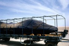 Bluebird CN7 being transported to Lake Eyre for World Record attempt, 1964. Creator: Unknown.