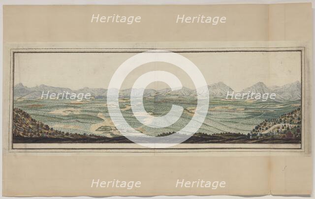 Valley with twenty-five farmsteads, 1777-1786. Creators: Robert Jacob Gordon, Johannes Schumacher.