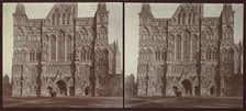 Salisbury Cathedral, Salisbury, Wiltshire, Wiltshire, 1913. Creator: Walter Edward Zehetmayr.