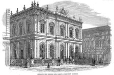 Exterior view of the National Bank, Glasgow, Scotland, c1850. Artist: Unknown