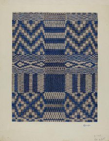 Coverlet, c. 1940. Creator: Cornelius Christoffels.