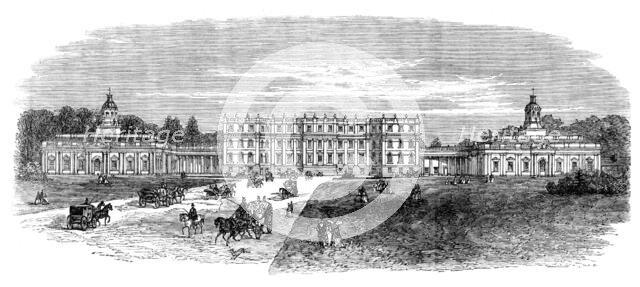 Hopetoun House, visited by the British Association, 1871. Creator: Unknown.