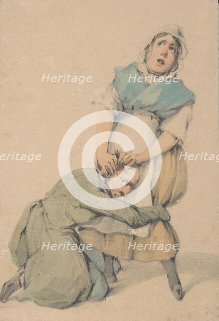 Caricature, 19th century. Creator: Anon.