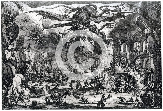 'Tentation de St Antoine', c1615-1635 (1924)Artist: Jacques Callot