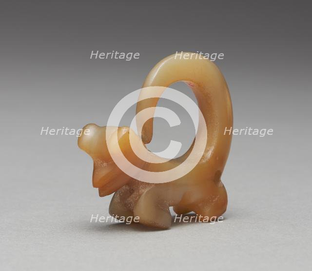 Curly-Tailed Animal Pendant, 100-800. Creator: Unknown.