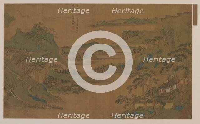 A broad view of mountains and water, Ming dynasty, 16th century. Creator: Unknown.