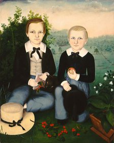 Brothers, c. 1845. Creator: Susan Catherine Waters.