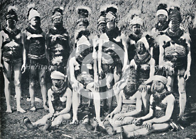 Bundu girls, whitewashed, 1912. Artist: Cecil H Firmin.