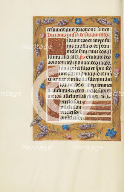 Decorated Text Page; Spinola Hours, about 1510-1520. Creator: Unknown.