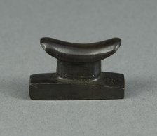 Amulet of a Headrest, Egypt, Late Period, Dynasties 26-31 (664-332 BCE). Creator: Unknown.