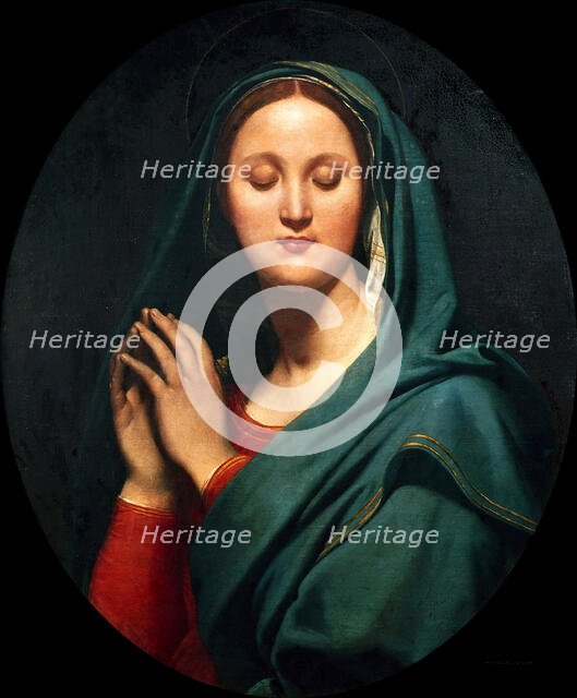 The Virgin of the Blue Veil, 1827. Creator: Ingres, Jean Auguste Dominique (1780-1867).