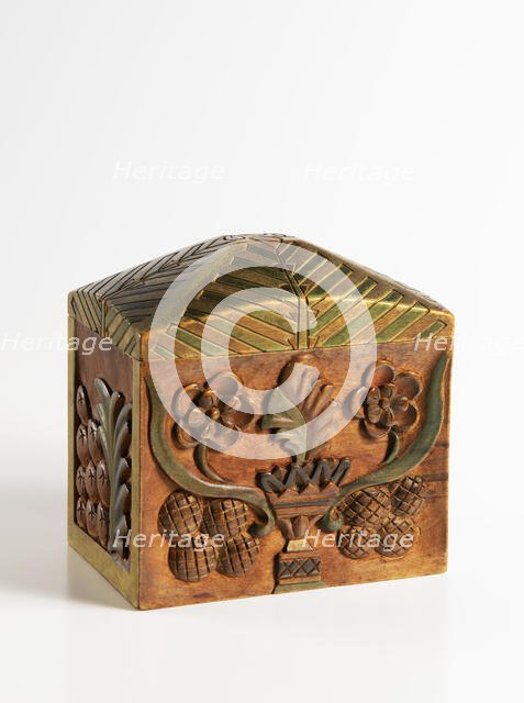 The Box. Designed by Princess Maria Tenisheva, c. 1903. Creator: Workshop of Princess Maria Tenisheva in Talashkino.