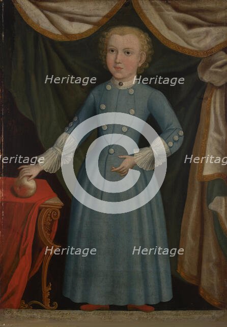 Portrait of Kazimierz Zawisza (1750-?), 1754. Creator: Unknown.