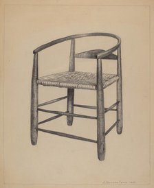 Chair-Round-A-Bout, 1937. Creator: J. Howard Iams.