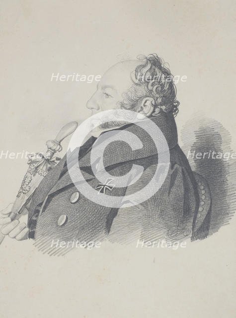 Portrait of Vasily Vasilyevich Kochubey (1784-1844), c. 1832. Creator: Hampeln, Carl, von (1794-after 1880).