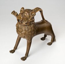 Aquamanile in the Form of a Lion, Germany, c. 1350. Creator: Follower of Johannes Apengeter.