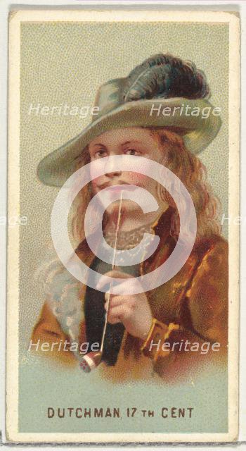 17th Century Dutchman, from World's Smokers series (N33) for Allen & Ginter Cigarettes, 1888. Creator: Allen & Ginter.