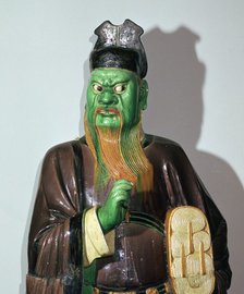 Chinese statuette of a judge of Hell. Artist: Unknown