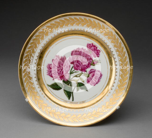 Dessert Plate, Moscow, 1826. Creator: Prince Iusupov Porcelain Factory.