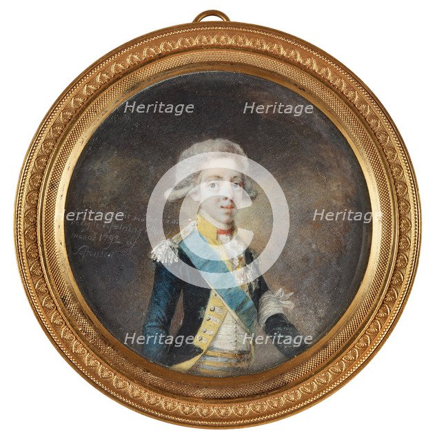 Portrait of Gustav IV Adolf of Sweden, 1792. Artist: Lafrensen, Niclas (1737-1807)
