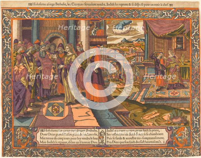 Judith Goes to the Camp of Holofernes, c. 1575. Creator: Unknown.