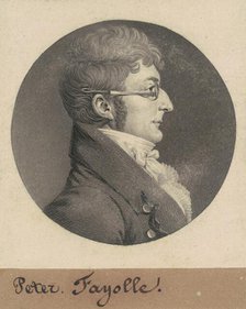 Peter Fayolle, 1809. Creator: Charles Balthazar Julien Févret de Saint-Mémin.