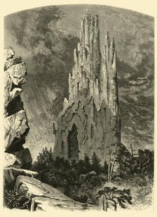 'Cathedral Rock - Side-view', 1872.  Creator: William Ludwell Sheppard.