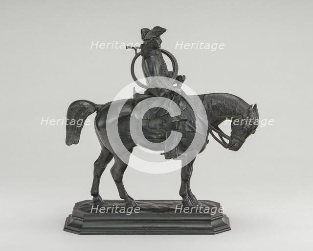 Huntsman, Louis XV Period, model c. 1870, cast by 1873. Creator: Antoine-Louis Barye.