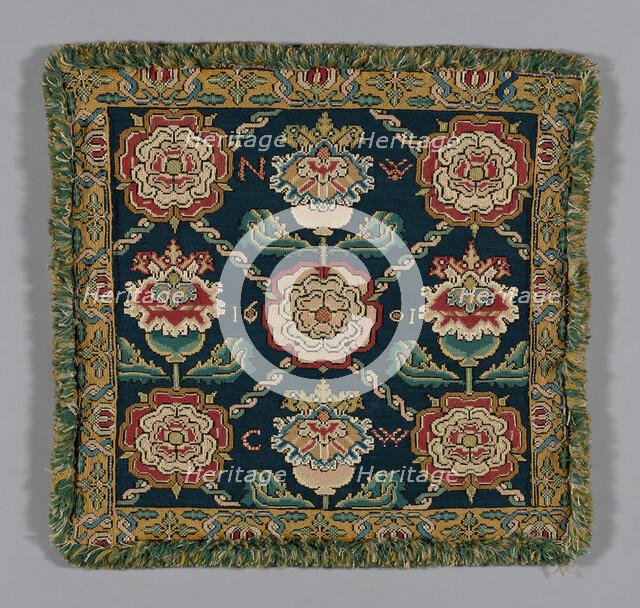 Cushion Cover, England, 1601. Creator: Unknown.