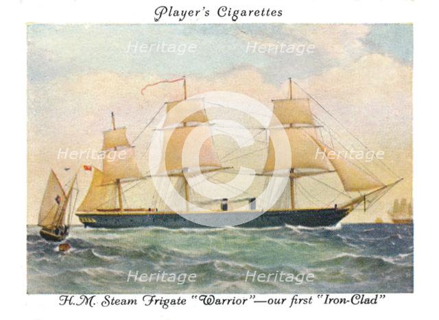 H.M. Steam Frigate "Warrior" --our first "Iron-Clad", 1936. Creator: Unknown.