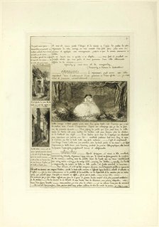 Page Four, from Letter on the Elements of Etching, 1864. Creator: Adolphe Martial Potemont.
