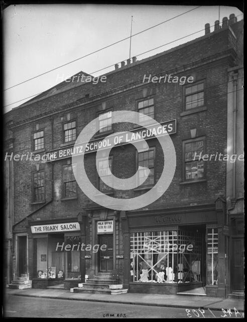 115A-117A Friar Gate, Derby, City of Derby, 1942. Creator: George Bernard Mason.
