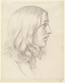 Head of a Young Man, c. 1818. Creator: Gustav Heinrich Nacke.