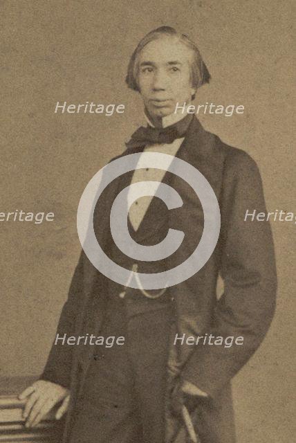 Portrait of the Composer Henry Brinley Richards (1817-1885) , ca 1855. Creator: Anonymous.