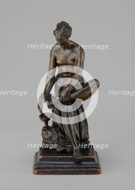 Woman Bathing Her Foot, early 17th century. Creator: Barthelemy Prieur.