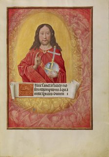 Christ in Majesty; Spinola Hours, about 1510-1520. Creator: Workshop of Master of the First Prayer Book of Maximilian.